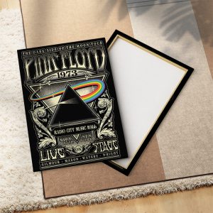 Pink Floyd Rectangle Canvas With Inner Frame - MAITM 9549