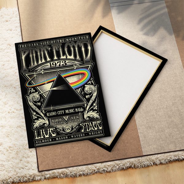 Pink Floyd Rectangle Canvas With Inner Frame - MAITM 9549