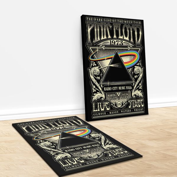 Pink Floyd Rectangle Canvas With Inner Frame - MAITM 9549