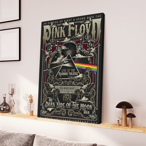 Pink Floyd Rectangle Canvas With Inner Frame - MAITM 9550