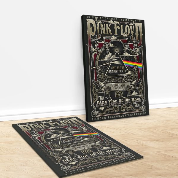 Pink Floyd Rectangle Canvas With Inner Frame - MAITM 9550