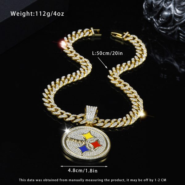Pittsburgh Steelers Alloy Pendant Necklace - MAITM DROP018