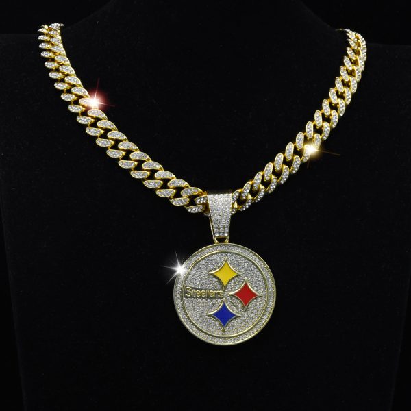 Pittsburgh Steelers Alloy Pendant Necklace - MAITM DROP018