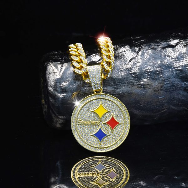 Pittsburgh Steelers Alloy Pendant Necklace - MAITM DROP018