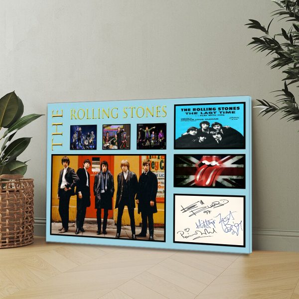 The Rolling Stones Rectangle Canvas With Inner Frame - MAITM 9591