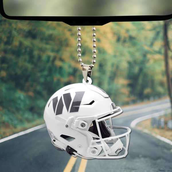 Washington Commanders Custom Shape 2-sided Acrylic Car Ornament - TANTN 10469