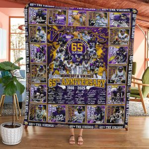 Minnesota Vikings Quilt Blanket - TANTN 10410