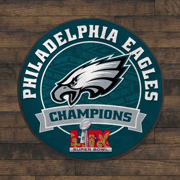 Philadelphia Eagles Foldable Round Rug - MAITM 9838