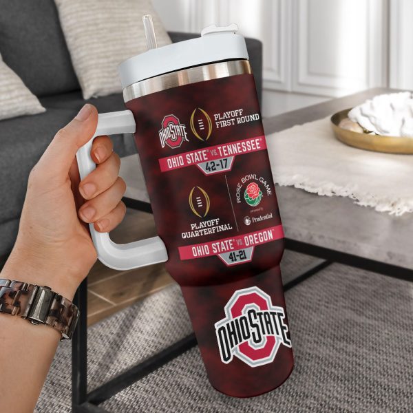 Ohio State Buckeyes Football 40oz Stanley Tumbler - MAITM 9842