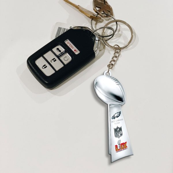 Philadelphia Eagles Custom Shape 2-sided Keychain - MAITM 10048