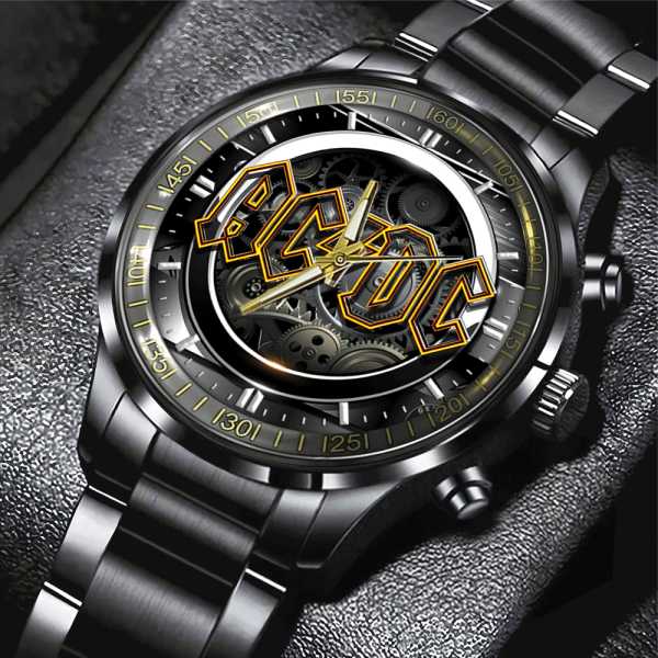 Rock Music Black Stainless Steel Watch - GNE 2829