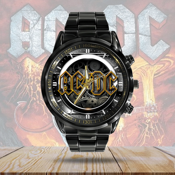 Rock Music Black Stainless Steel Watch - GNE 2829