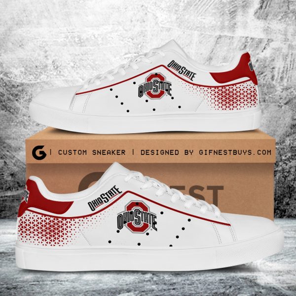 Ohio State Buckeyes Football Custom SS Shoes - ANHNV 6113