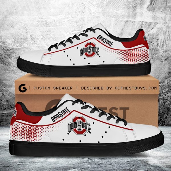 Ohio State Buckeyes Football Custom SS Shoes - ANHNV 6113