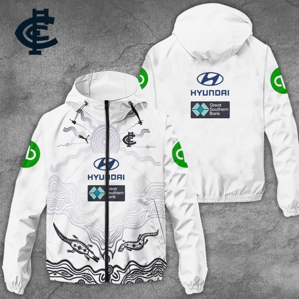 Carlton Football Club 3D Windbreaker Jacket - TANTN 11076