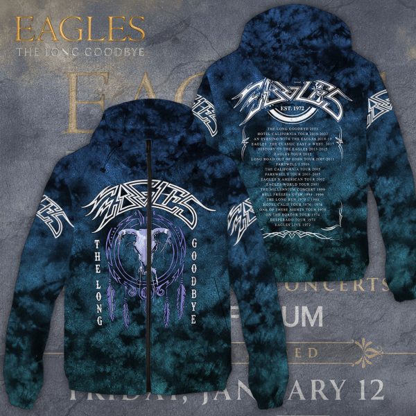 Eagles Band 3D Windbreaker Jacket - TANTN 10972