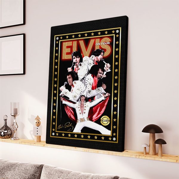 Elvis Presley Rectangle Canvas With Inner Frame - HOATT 8334