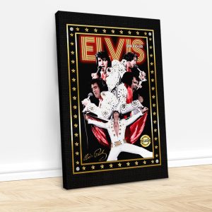 Elvis Presley Rectangle Canvas With Inner Frame - HOATT 8334