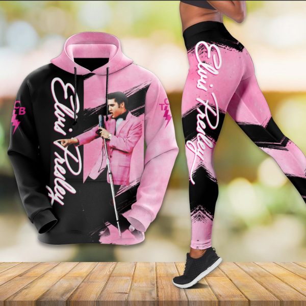 Elvis Presley 3D Hoodie And Leggings - VANDH 4292