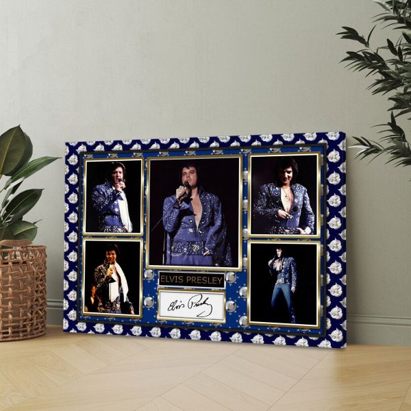 Elvis Presley Rectangle Canvas With Inner Frame - HOATT 8333