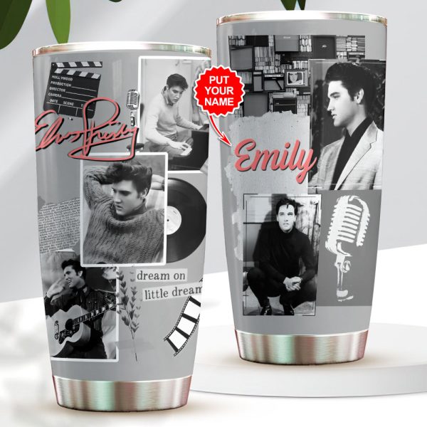 Personalized Elvis Presley Tumbler Cup - GNE 2779