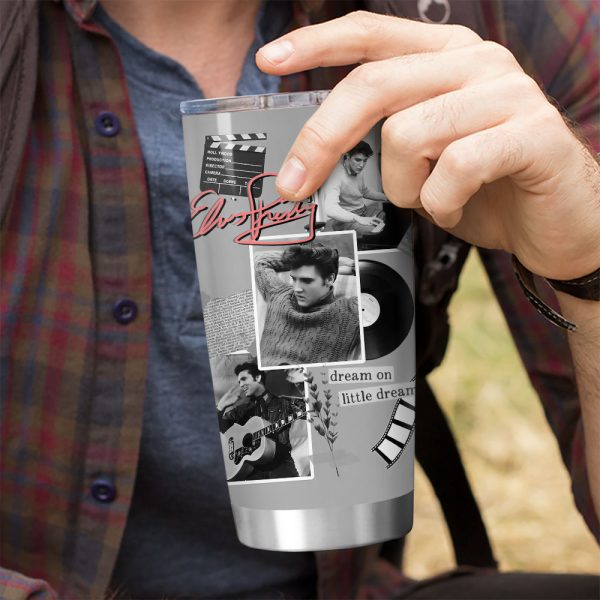 Personalized Elvis Presley Tumbler Cup - GNE 2779
