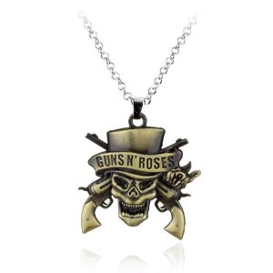 Guns N’ Roses Alloy Pendant Necklace - MAITM DROP046