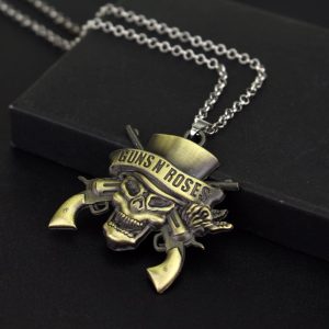 Guns N’ Roses Alloy Pendant Necklace - MAITM DROP046