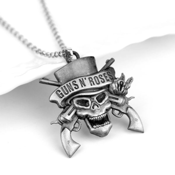 Guns N’ Roses Alloy Pendant Necklace - MAITM DROP046
