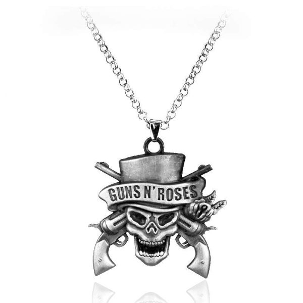 Guns N’ Roses Alloy Pendant Necklace - MAITM DROP046