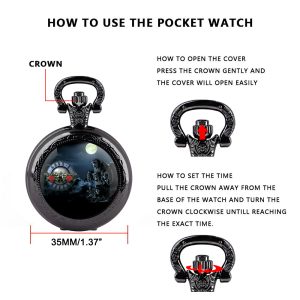 Guns N’ Roses Quartz Pocket Watch - MAITM DROP049