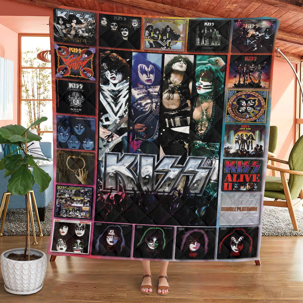 Kiss Band Quilt Blanket - GNE 2831