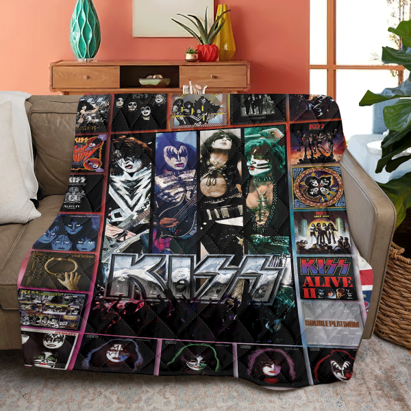 Kiss Band Quilt Blanket - GNE 2831