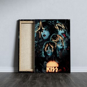 Kiss Band Rectangle Canvas With Inner Frame - GNE NEW68