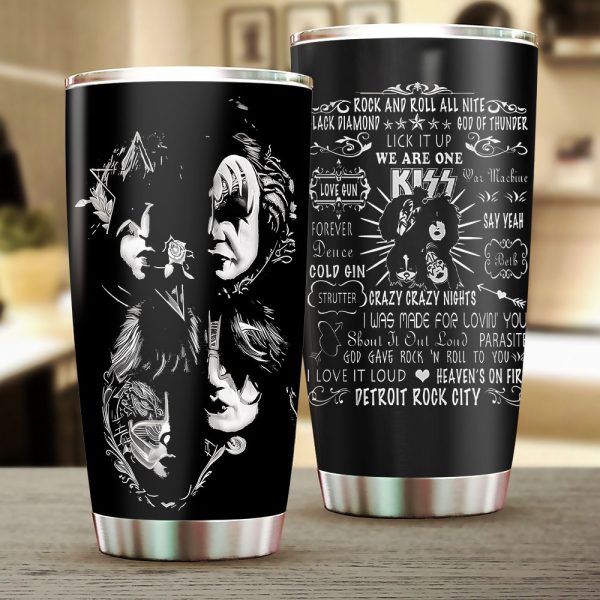 Kiss Band Tumbler Cup - GNE NEW81