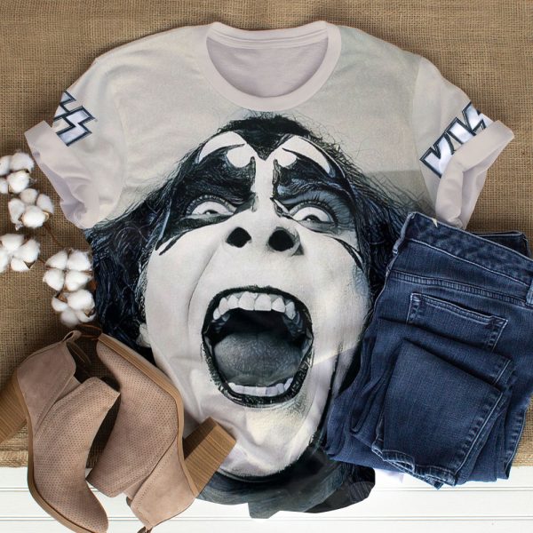 Kiss Band 3D T-Shirt – GNE NEW70