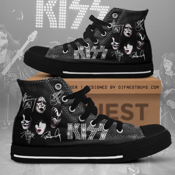 Kiss Band High Top Canvas Shoes - GNE 2798