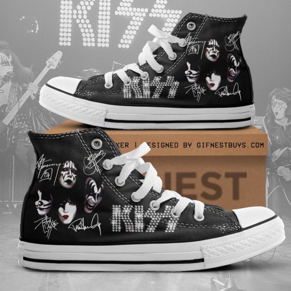 Kiss Band High Top Canvas Shoes - GNE 2798