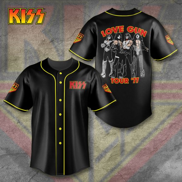 Kiss Band Baseball Jersey - GNE 2804