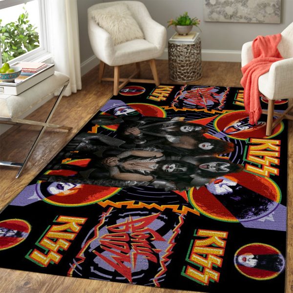 Kiss Band Rectangular Rug - GNE NEW59