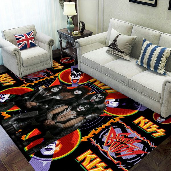 Kiss Band Rectangular Rug - GNE NEW59