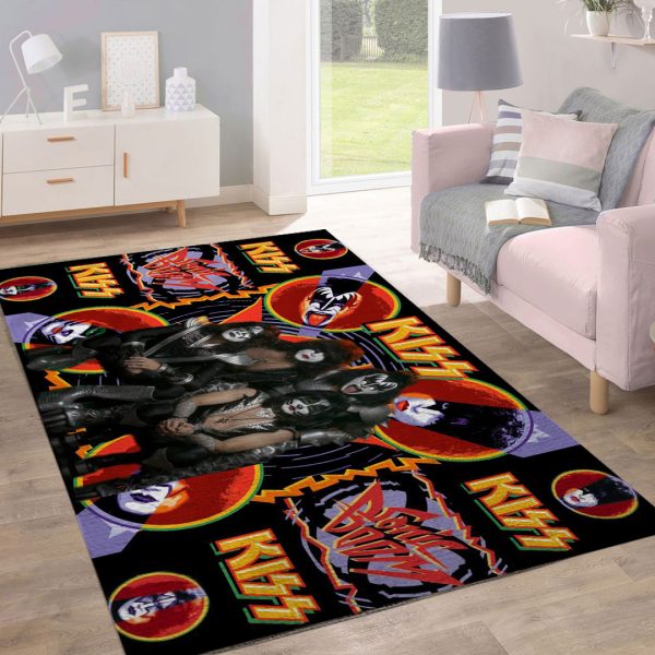 Kiss Band Rectangular Rug - GNE NEW59