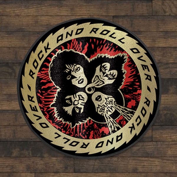 Kiss Band Foldable Round Rug - MAITM9819