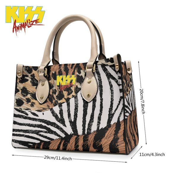 Kiss Band Leather HandBag - GNE 2789