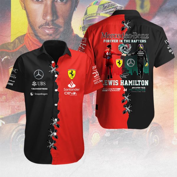 Lewis Hamilton Short Sleeve Dress Shirt – MAITM 10043
