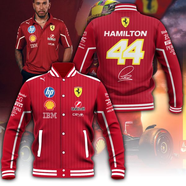 Lewis Hamilton x Scuderia Ferrari Varsity Jacket - MAITM 9841