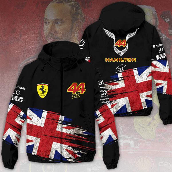 Scuderia Ferrari x Lewis Hamilton 3D Windbreaker Jacket - HOATT 8377