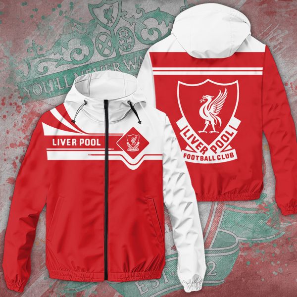 Liverpool FC 3D Windbreaker Jacket - TANTN 11185