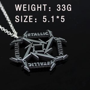 MET Band Retro Alloy Pendant Necklace - MAITM DROP050
