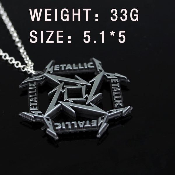 MET Band Retro Alloy Pendant Necklace - MAITM DROP050